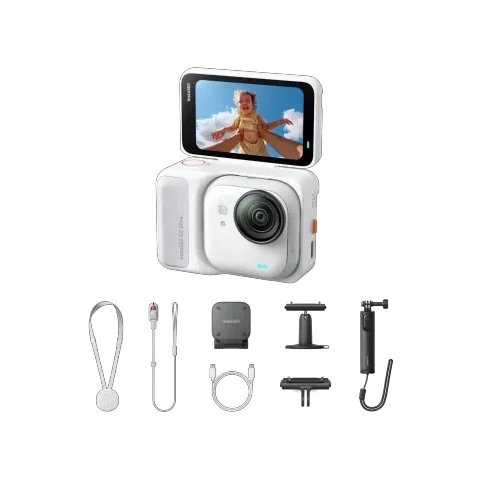 מצלמת אקסטרים INSTA360 דגם GO ULTRA CREATOR KIT WHITE