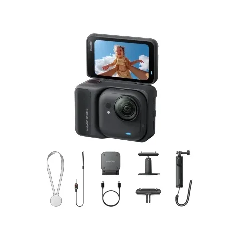 מצלמת אקסטרים INSTA360 דגם GO ULTRA CREATOR KIT BLACK