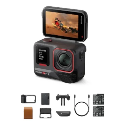 קיט מצלמת אקסטרים INSTA360 דגם ACE 2 PRO FLASH PRINT BUNDLE