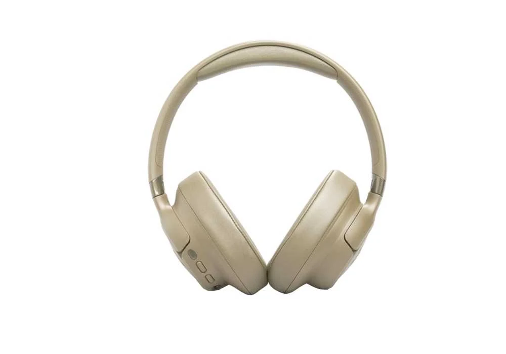 אוזניות קשת אלחוטיות + מסנן רעשים JBL דגם TUNE T780BTNC בז'